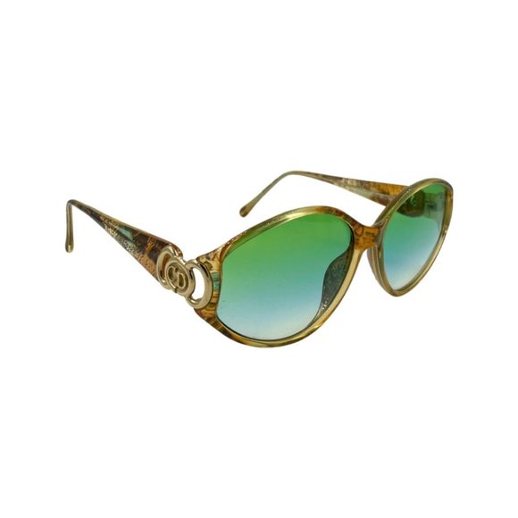 80s/90s Christian Dior Cat Eye Optyl Plastic Sunglasses Eyewear Made in Austria main image 6